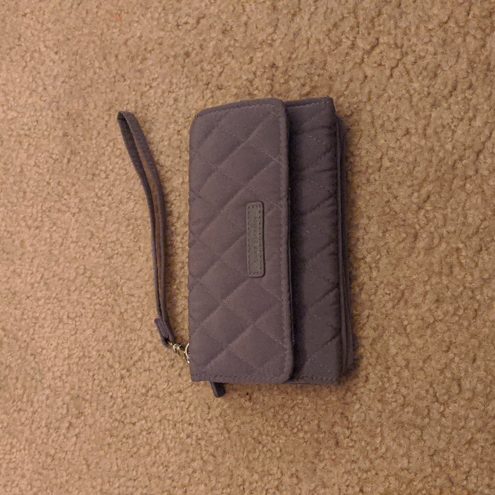Grey wallet purse.